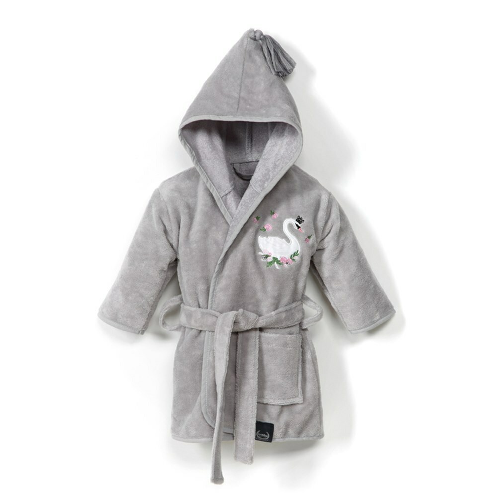La Millou波蘭 篷篷睡袍浴袍標準(6m~2.5y)｜芭蕾舞天鵝｜銀河星空灰