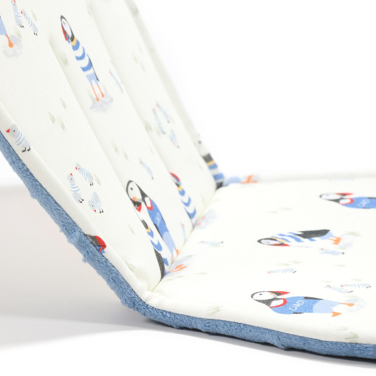 La Millou波蘭 Jersey豆豆推車坐墊｜小水手帕芬｜哥倫比亞藍