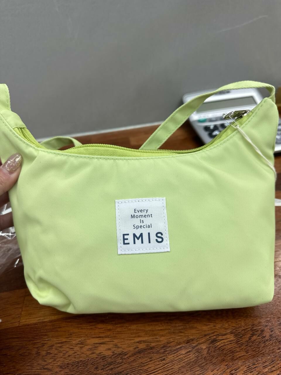 S] EMIS HOBO BAG,YELLOW GREEN, 10004620001 (SZZ380)