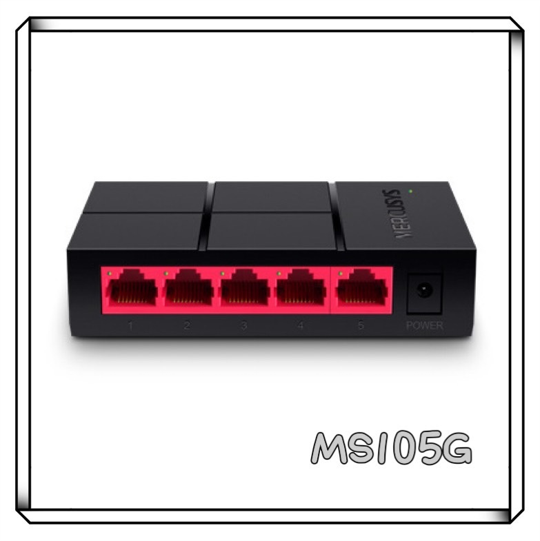 MERCUSYS 水星 MS105G 5埠 10/100/1000MMbps 桌上型交換器