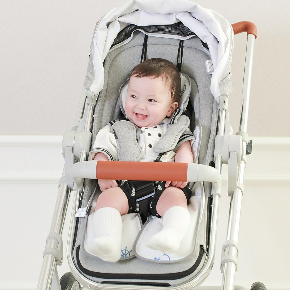 lolbaby韓國 Hi Jell-O涼感蒟蒻推車坐墊(防水隔尿款)｜森林小熊