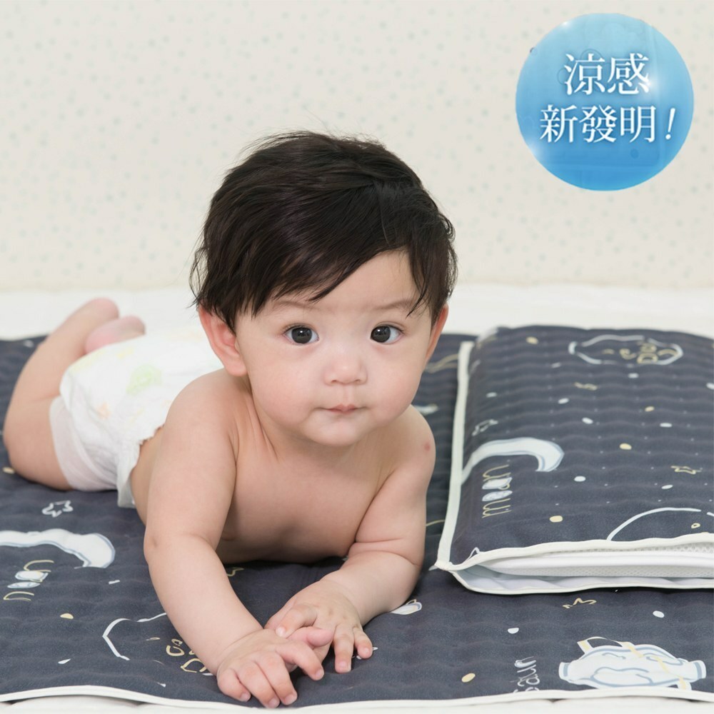 lolbaby韓國 Hi Jell-O涼感蒟蒻床墊(防水隔尿款)｜夏夜星空