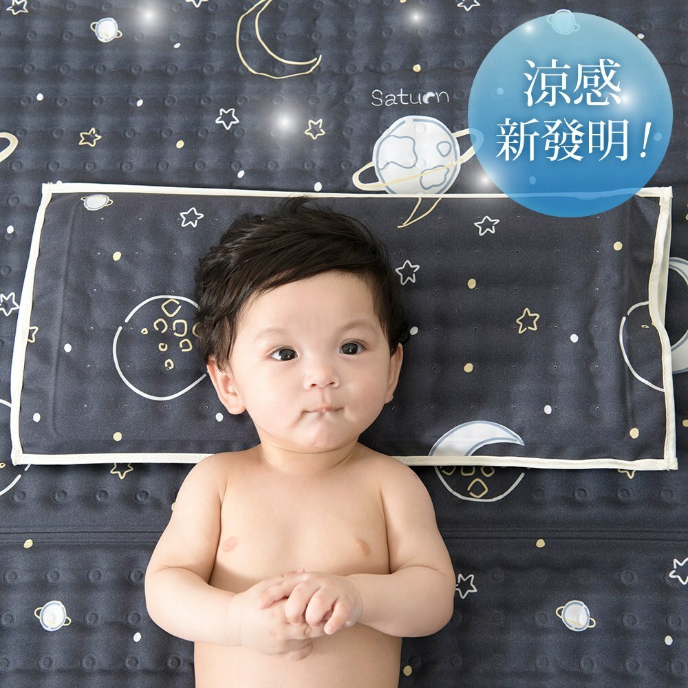 lolbaby韓國 Hi Jell-O涼感蒟蒻枕頭(防水隔尿款)｜夏夜星空