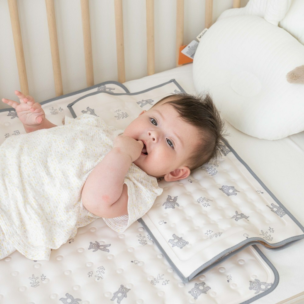 lolbaby韓國 Hi Jell-O涼感蒟蒻枕頭(防水隔尿款)｜森林小熊