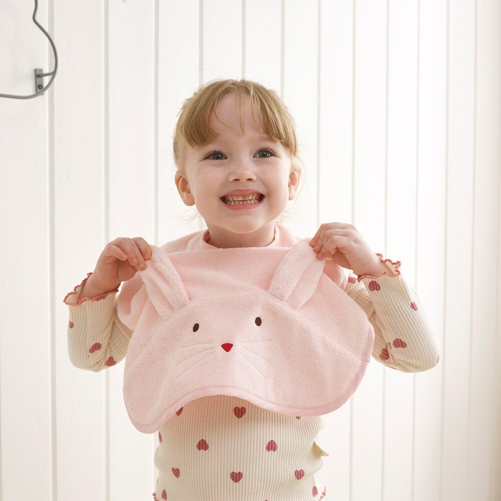 Milo&Gabby美國 動物好朋友毛巾圍兜｜LOLA兔兔