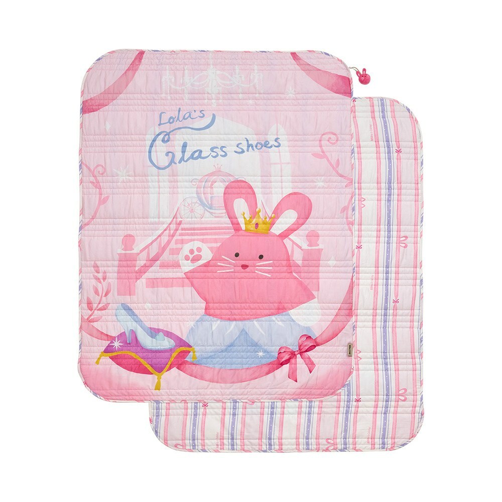 Milo&Gabby美國 小童加大款輕柔舒適莫代爾Modal蓋被輕薄款(110x140cm)｜灰姑娘Lola