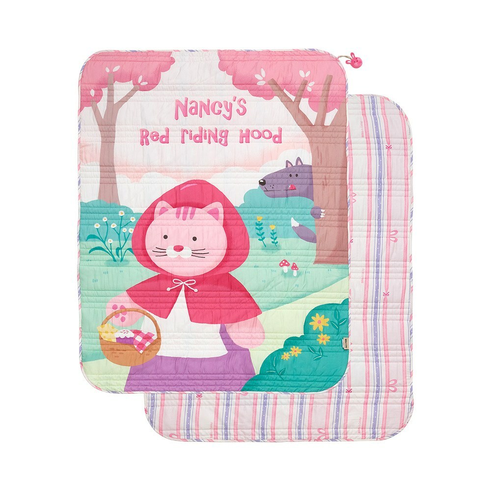 Milo&Gabby美國 小童加大款輕柔舒適莫代爾Modal蓋被輕薄款(110x140cm)｜小紅帽Nancy