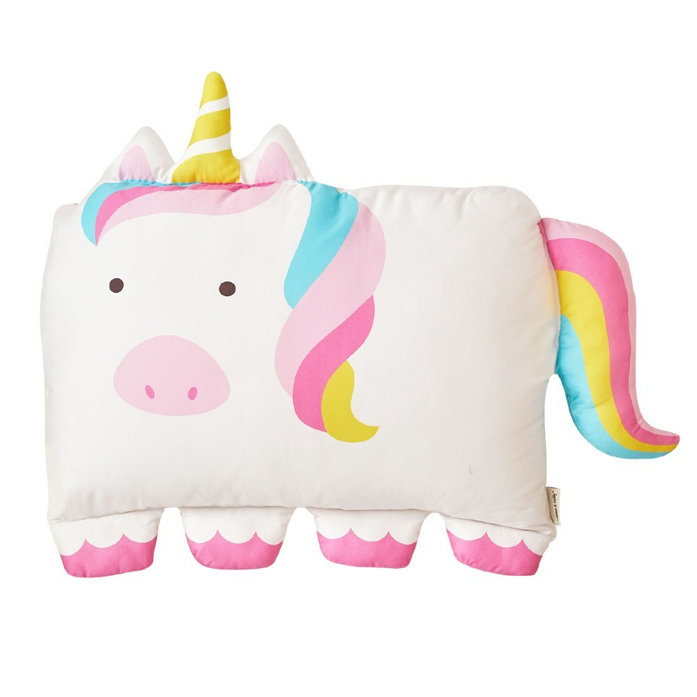 Milo&Gabby美國 動物好朋友大枕頭套｜Milky彩虹獨角獸