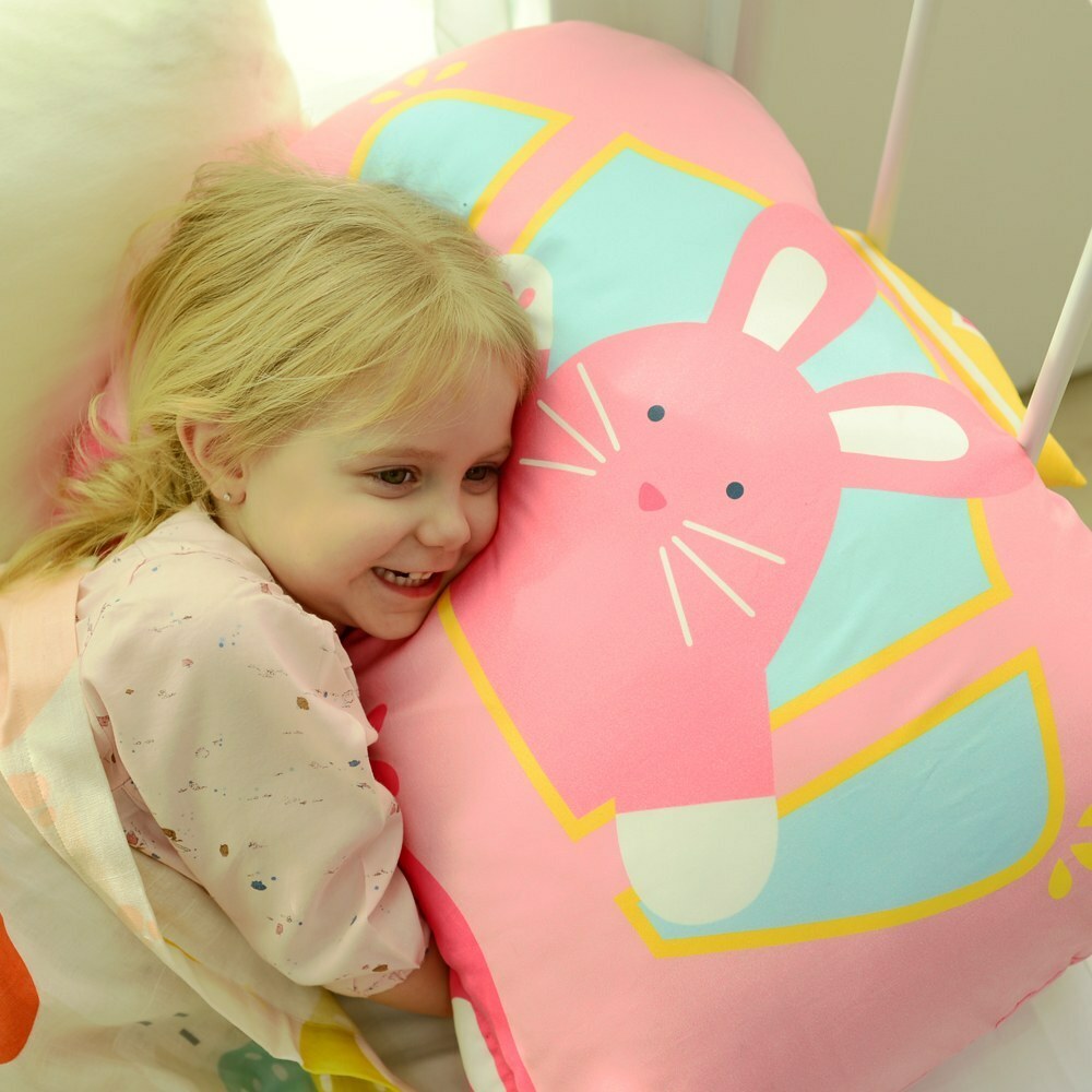 【特殊回歸款】Milo&Gabby美國 動物好朋友大枕頭套｜Lola公主兔兔