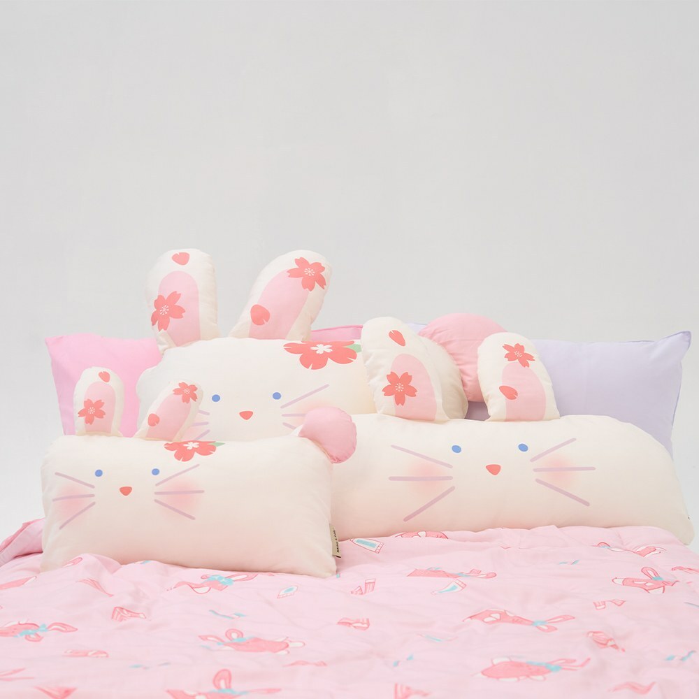 Milo&Gabby美國 動物好朋友長條抱枕枕套｜Lala櫻花兔兔