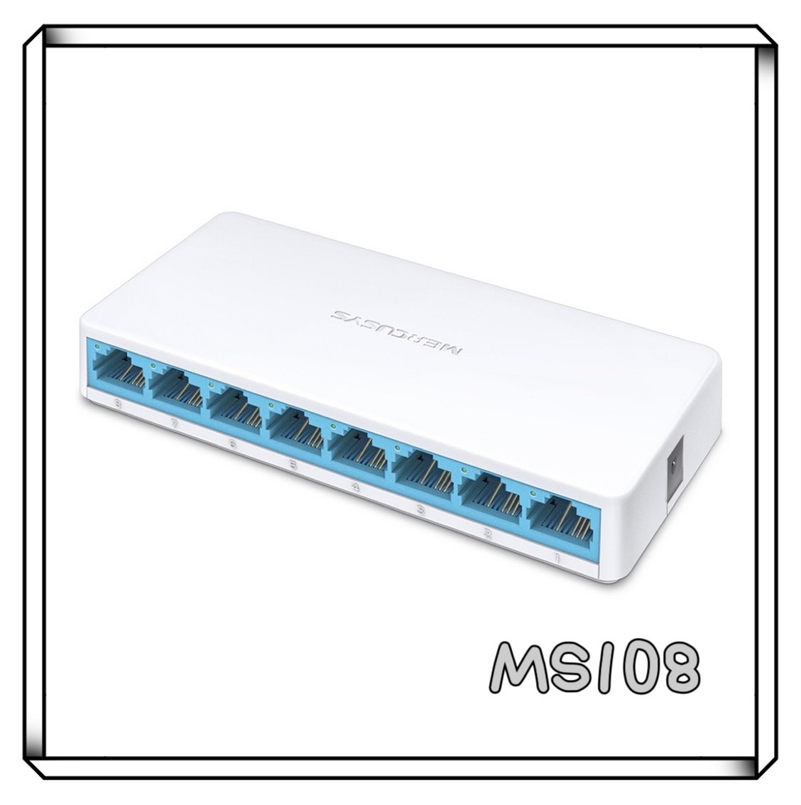 MERCUSYS 水星 MS108 8埠 10/100Mbps 桌上型交換器