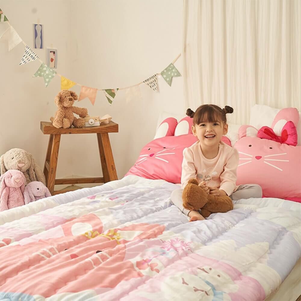 Milo&Gabby美國 小童加大款輕柔舒適天絲莫代爾棉被(110x140cm)｜白雪公主Lola