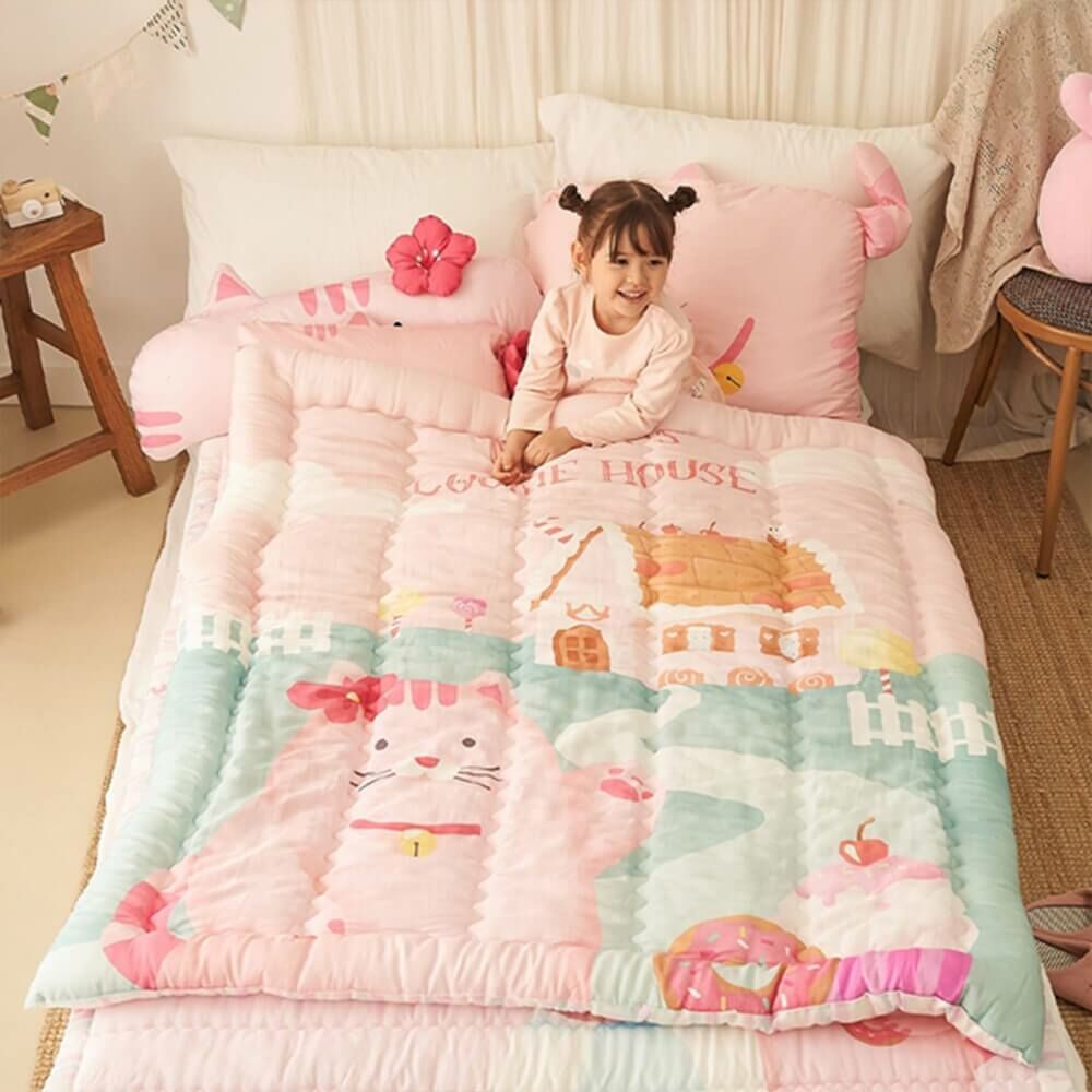 Milo&Gabby美國 小童加大款輕柔舒適天絲莫代爾棉被(110x140cm)｜甜點烘焙師Nancy