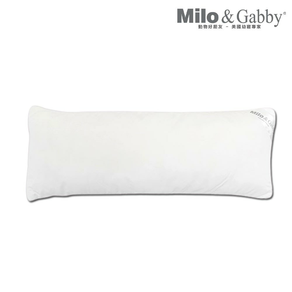 Milo&Gabby美國 動物好朋友超細纖維防蟎抗菌銀離子長條抱枕枕心