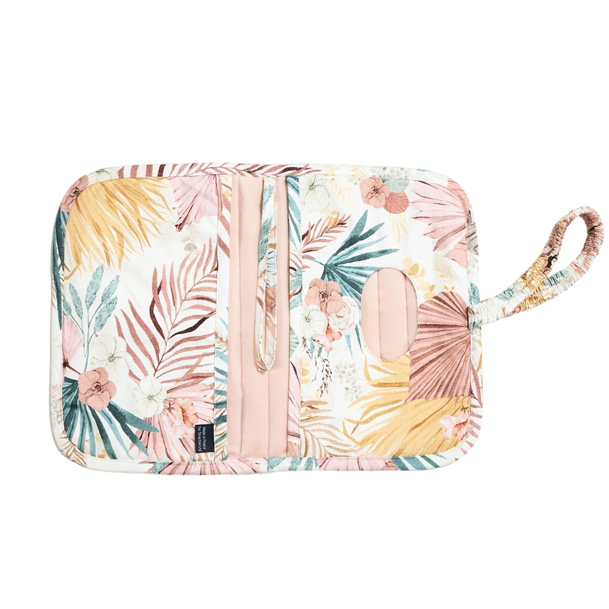 La Millou波蘭 Molette 舒適絨布 ‧ 旅行收納掛袋｜棕櫚美妍花