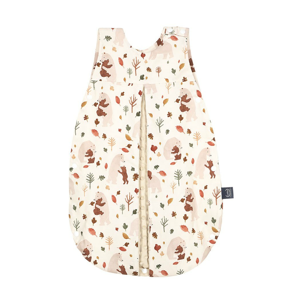 La Millou波蘭 豆豆防踢被/防踢背心分腿扣(70cm)｜暖心抱抱熊｜伊莉沙白