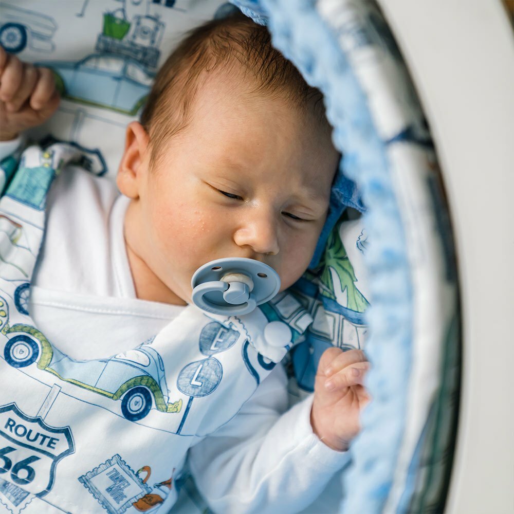 La Millou波蘭 豆豆防踢被/防踢背心分腿扣(70cm)｜肚肚胖火龍｜蒙地卡羅藍