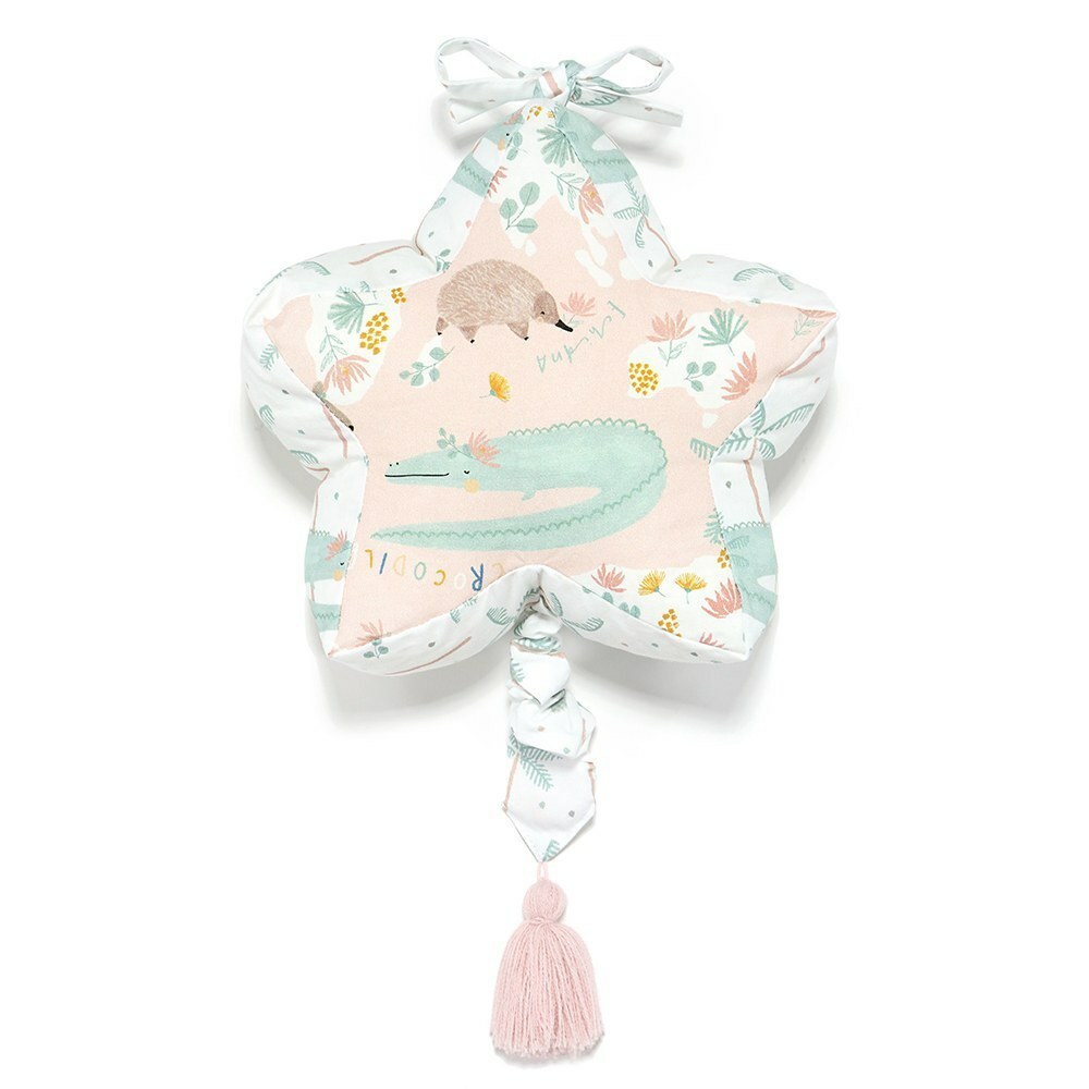 La Millou波蘭 拉米洛北歐風星星音樂盒/床頭音樂鈴｜澳洲森友會(粉底)