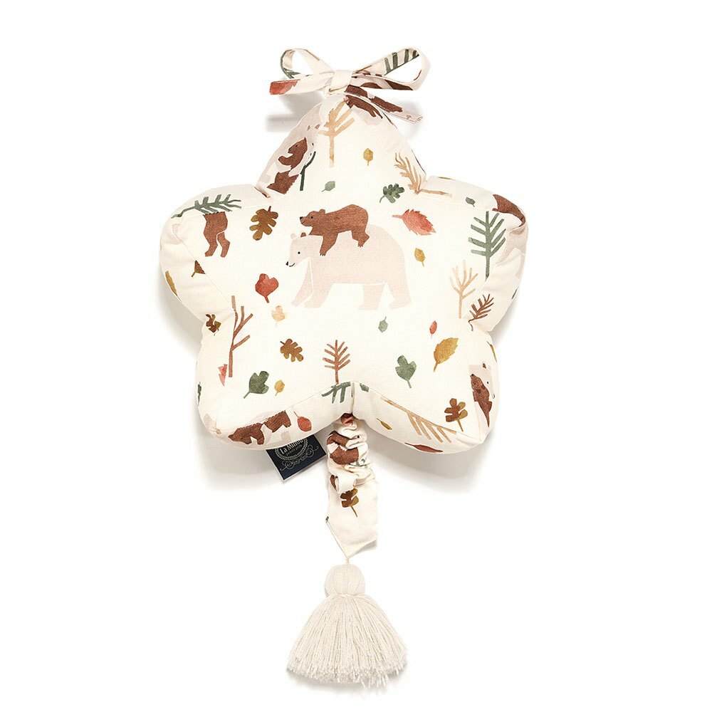 La Millou波蘭 拉米洛北歐風星星音樂盒/床頭音樂鈴｜暖心抱抱熊