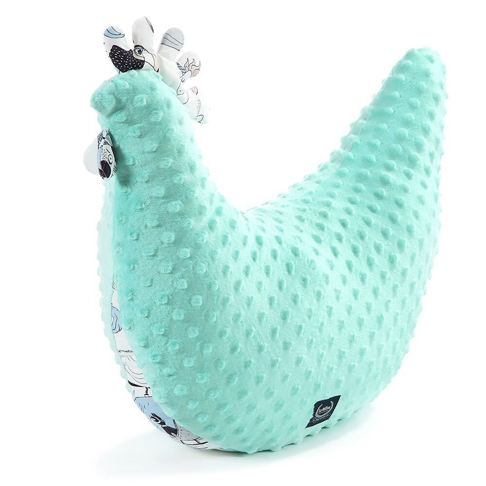 La Millou波蘭 黛安奶奶的雞｜豆豆哺乳枕｜粉嫩糖果綠