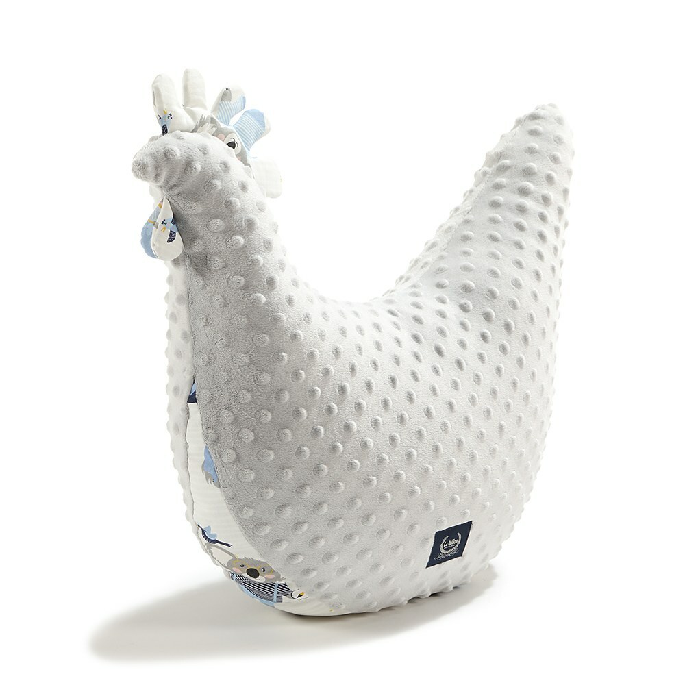 La Millou波蘭 黛安奶奶的雞｜豆豆哺乳枕｜牛奶星空灰