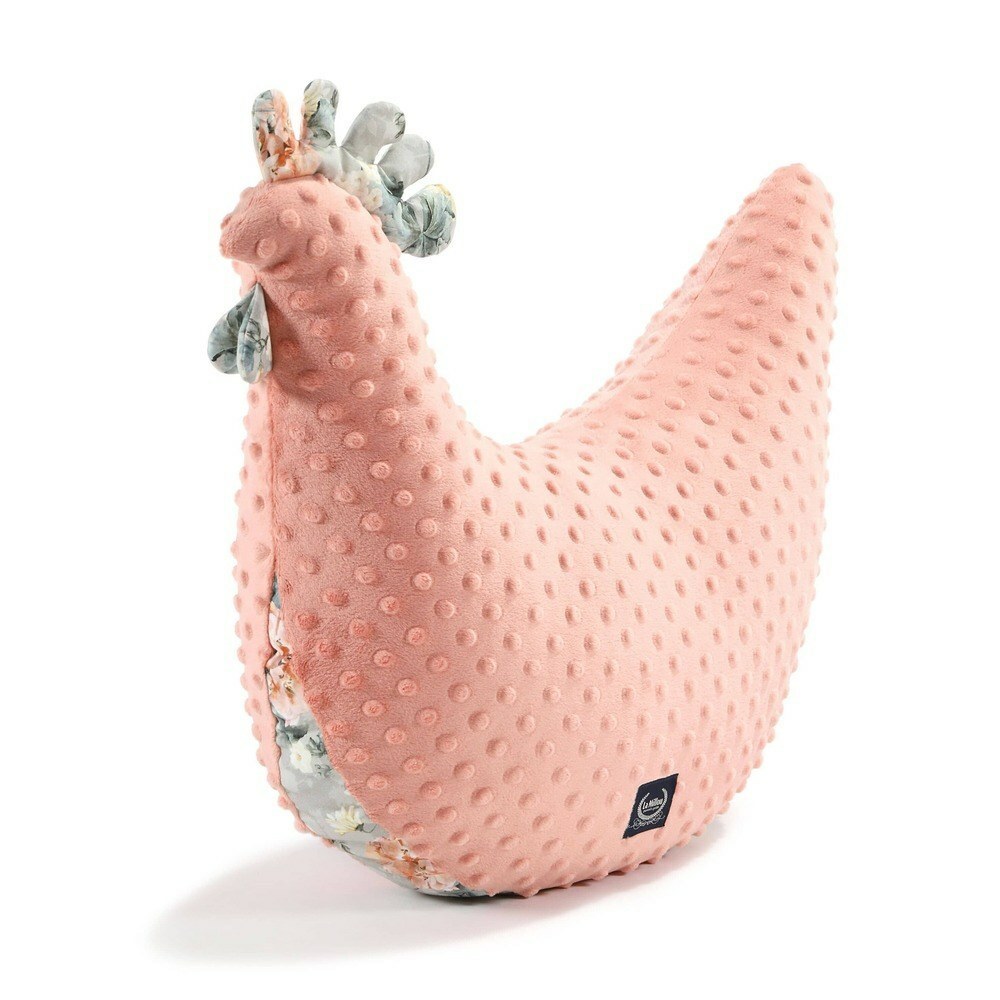 La Millou波蘭 黛安奶奶的雞｜豆豆哺乳枕｜果漾蜜桃粉