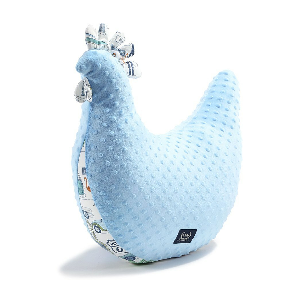 La Millou波蘭 黛安奶奶的雞｜豆豆哺乳枕｜蒙地卡羅藍