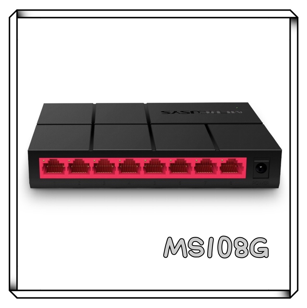 MERCUSYS 水星 MS108G 8埠 10/100/1000MMbps 桌上型交換器