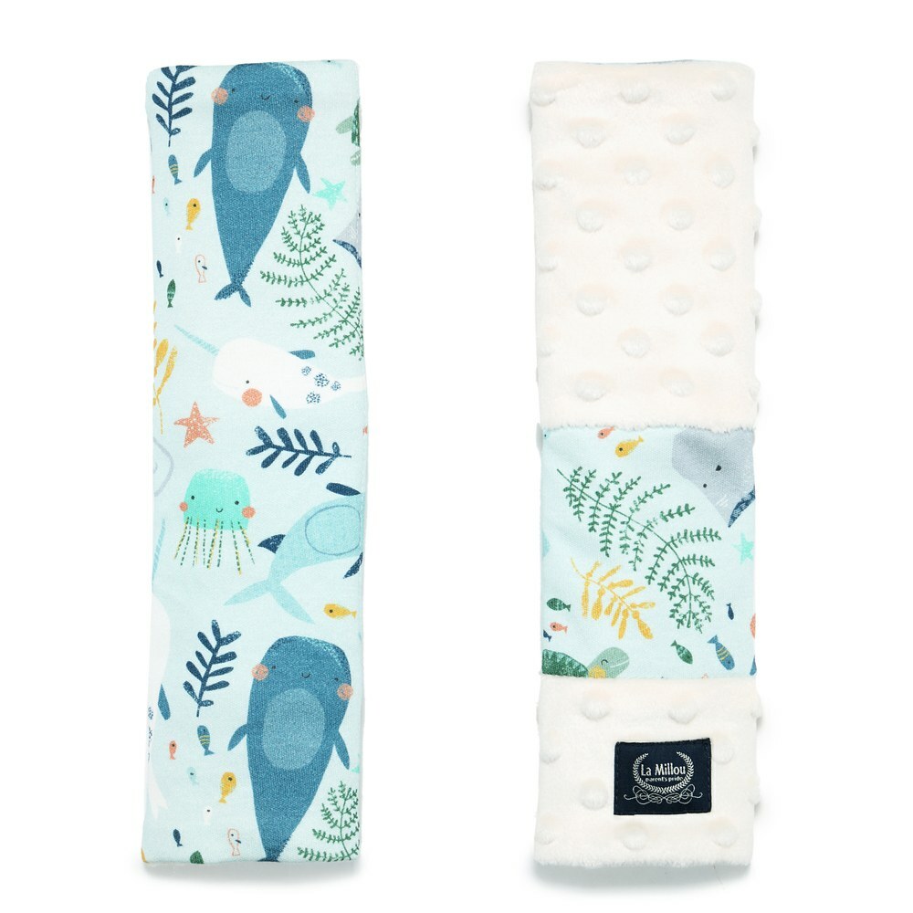 La Millou波蘭 豆豆安全帶保護套｜海底總動員｜雲朵白