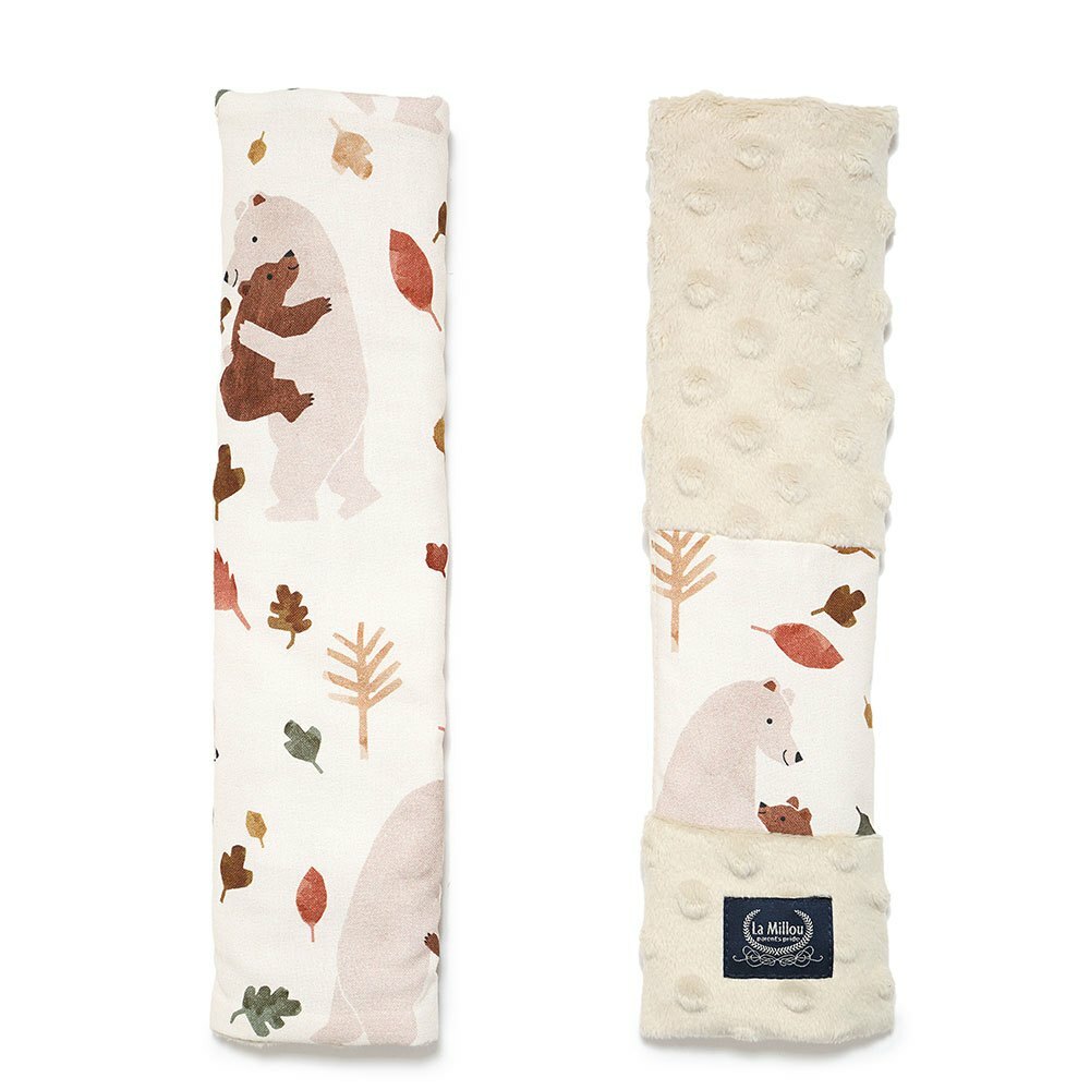 La Millou波蘭 豆豆安全帶保護套｜暖心抱抱熊｜伊莉沙白