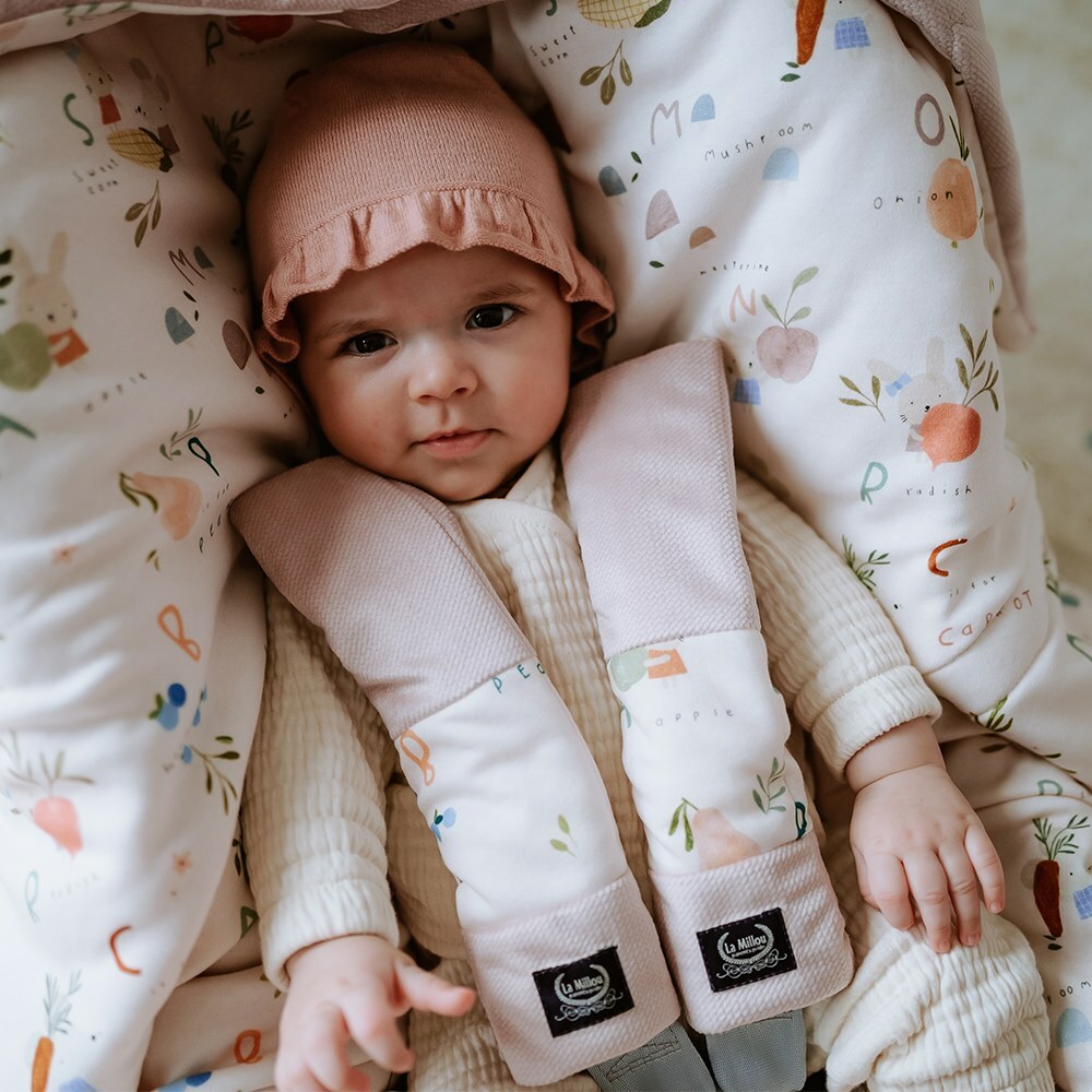 La Millou波蘭 豆豆安全帶保護套｜兔兔演奏家(藍)｜伊莉沙白