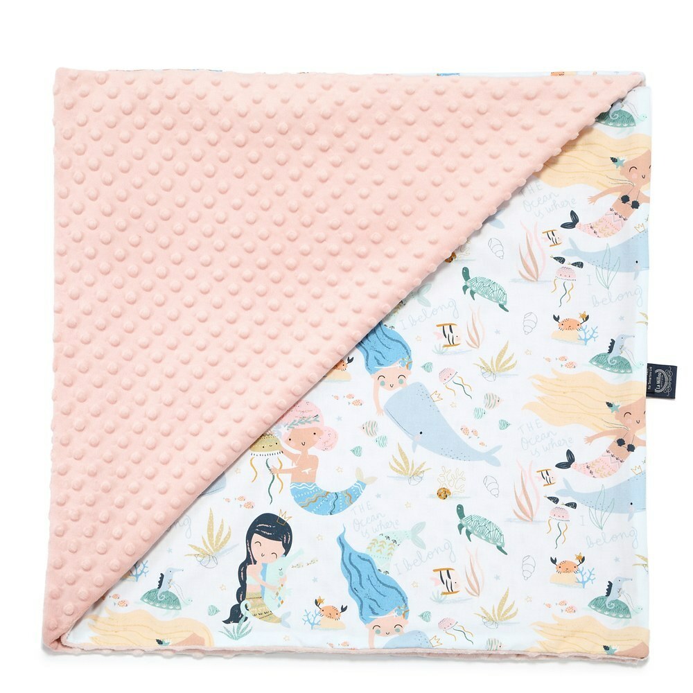 La Millou波蘭 單面巧柔豆豆毯｜小美人魚II｜粉嫩氣質膚