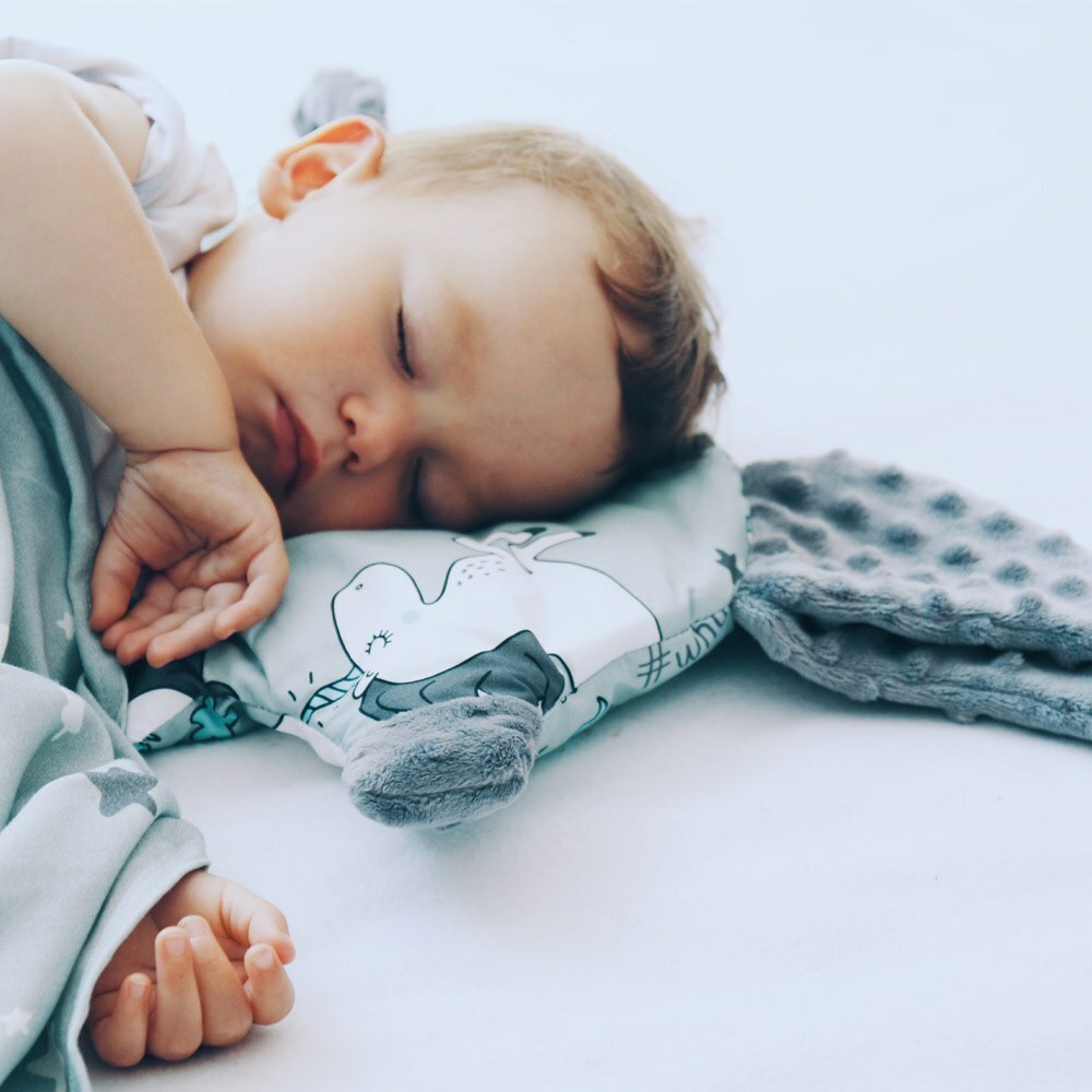 La Millou波蘭 豆豆小豬枕｜童話獨角獸(綠底)｜銀河星空灰