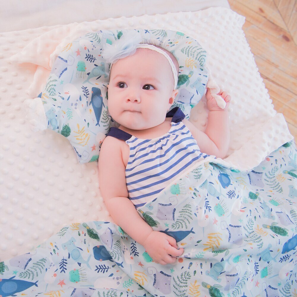 La Millou波蘭 豆豆小豬枕｜海底總動員｜雲朵白