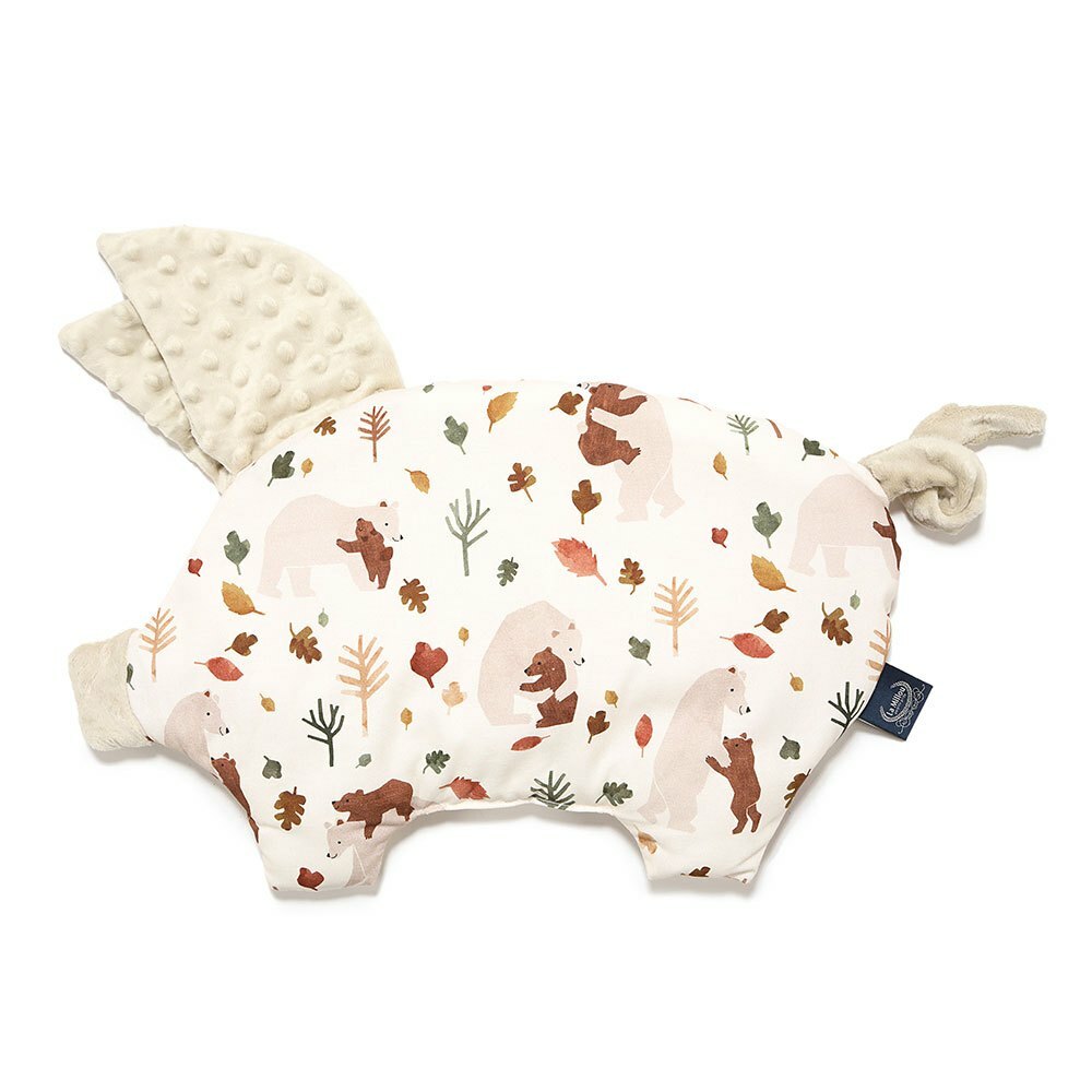 La Millou波蘭 豆豆小豬枕｜暖心抱抱熊｜伊莉沙白