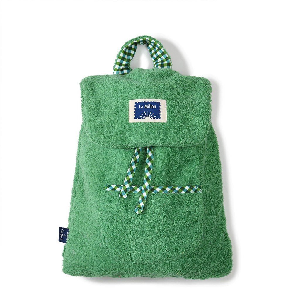 La Millou波蘭 Terry 柔軟吸濕毛圈後背包｜茉莉綠