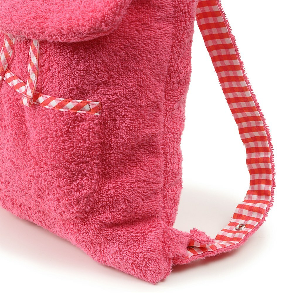 La Millou波蘭 Terry 柔軟吸濕毛圈後背包｜粉紅棉花糖