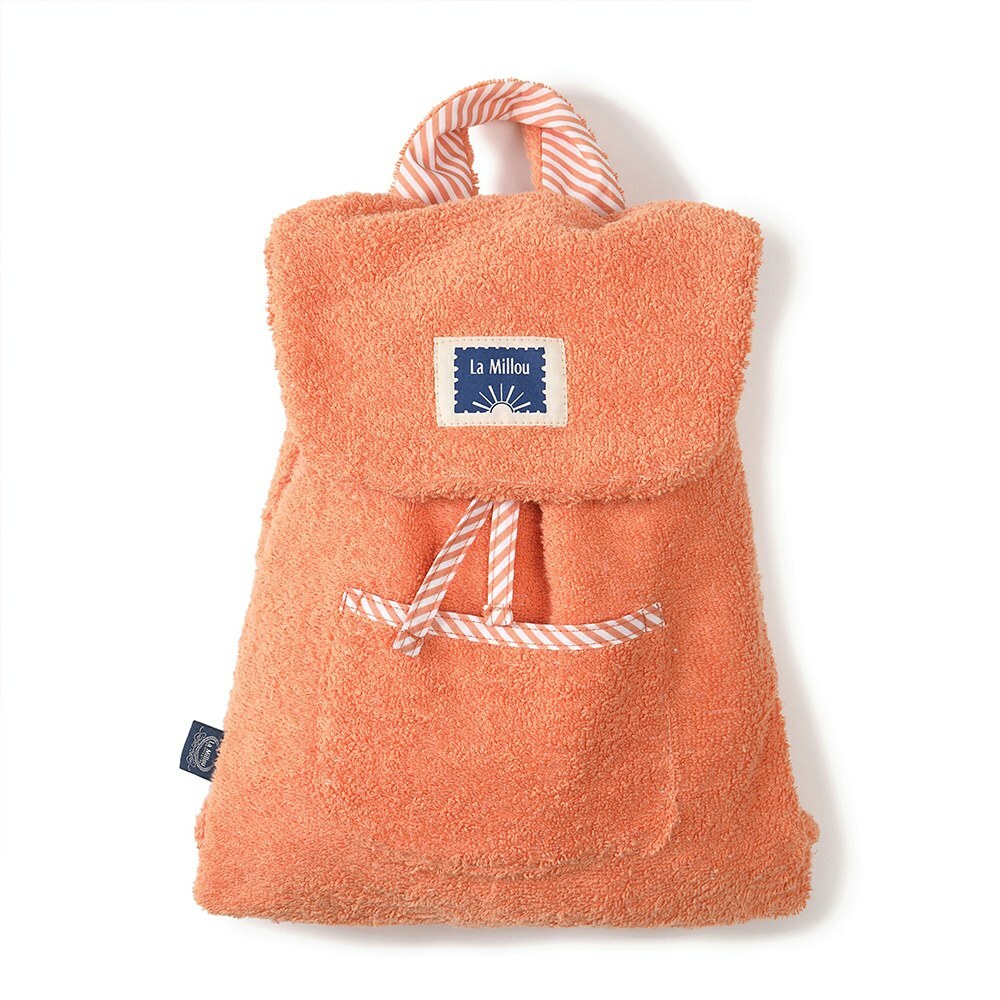 La Millou波蘭 Terry 柔軟吸濕毛圈後背包｜葡萄柚橙橘