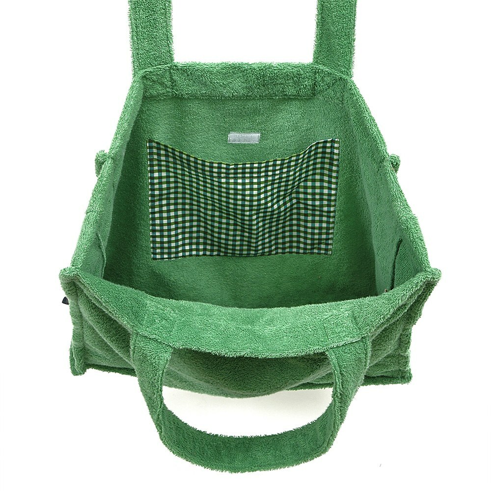La Millou波蘭 Terry 柔軟吸濕毛圈托特包｜茉莉綠