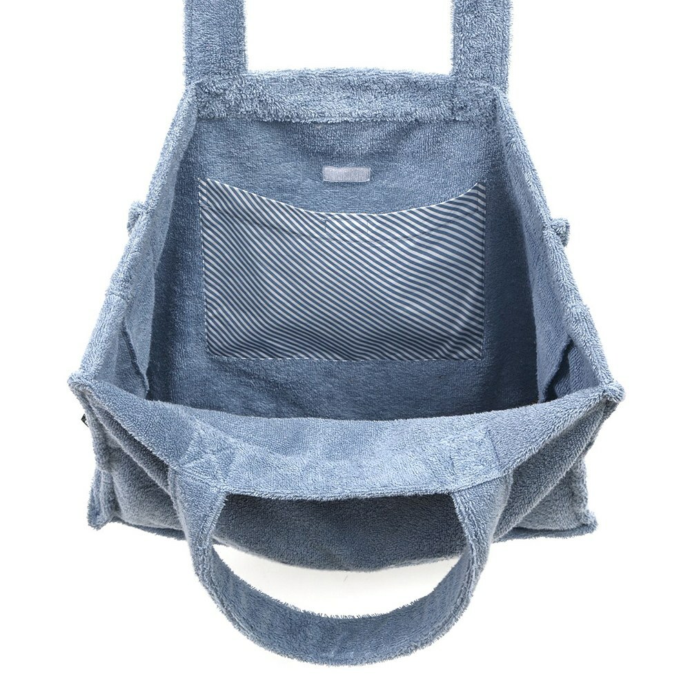 La Millou波蘭 Terry 柔軟吸濕毛圈托特包｜蒙地卡羅藍