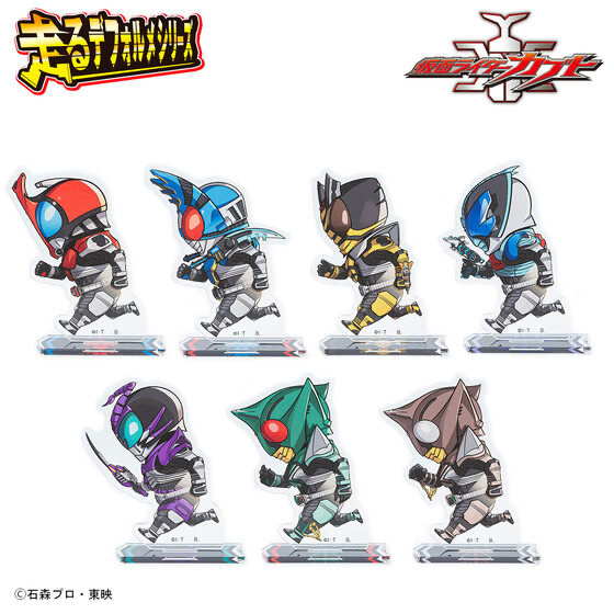 233693 Pbandai 預訂2025/9月 仮面ライダーカブト　走るデフォルメシリーズ　アクリルスタンド（全7種）