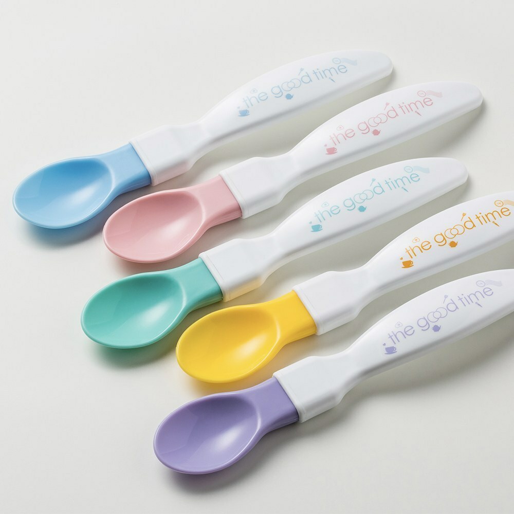 The Good Time英國 英倫晚宴‧安全咬咬矽膠湯匙(4m+)｜小名媛綠