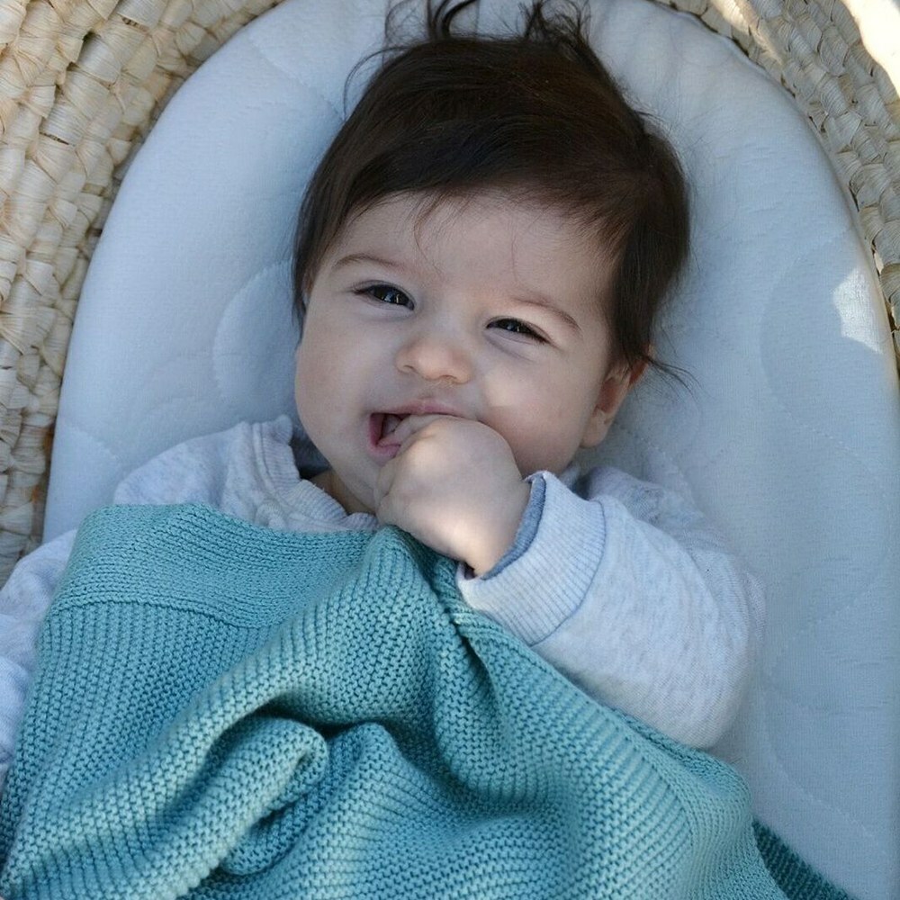 La Millou波蘭 Tender針織毯｜粉嫩糖果綠