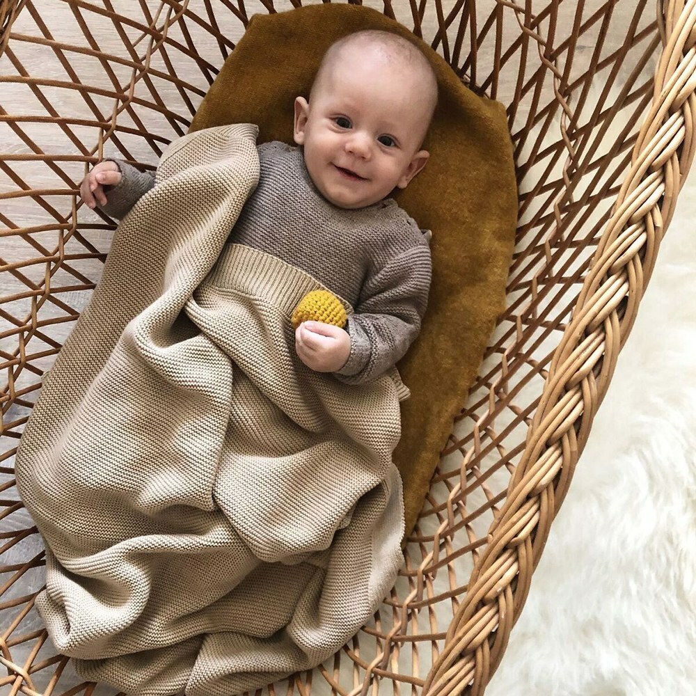 La Millou波蘭 Tender針織毯｜焦糖密斯朵