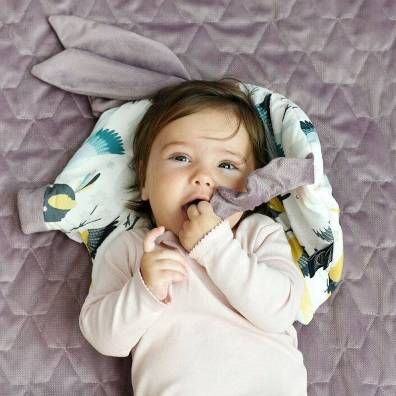 La Millou波蘭 Velvet頂級棉柔小豬枕｜動物交響樂｜舒柔燻綠