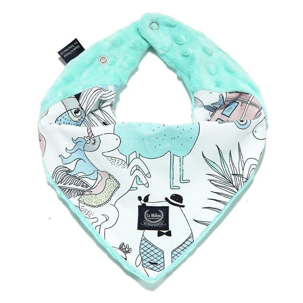 La Millou波蘭 豆豆圍兜領巾｜La Millou Family II｜粉嫩糖果綠