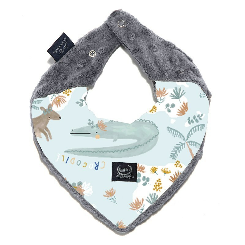 La Millou波蘭 豆豆圍兜領巾｜澳洲森友會(藍底)｜銀河星空灰