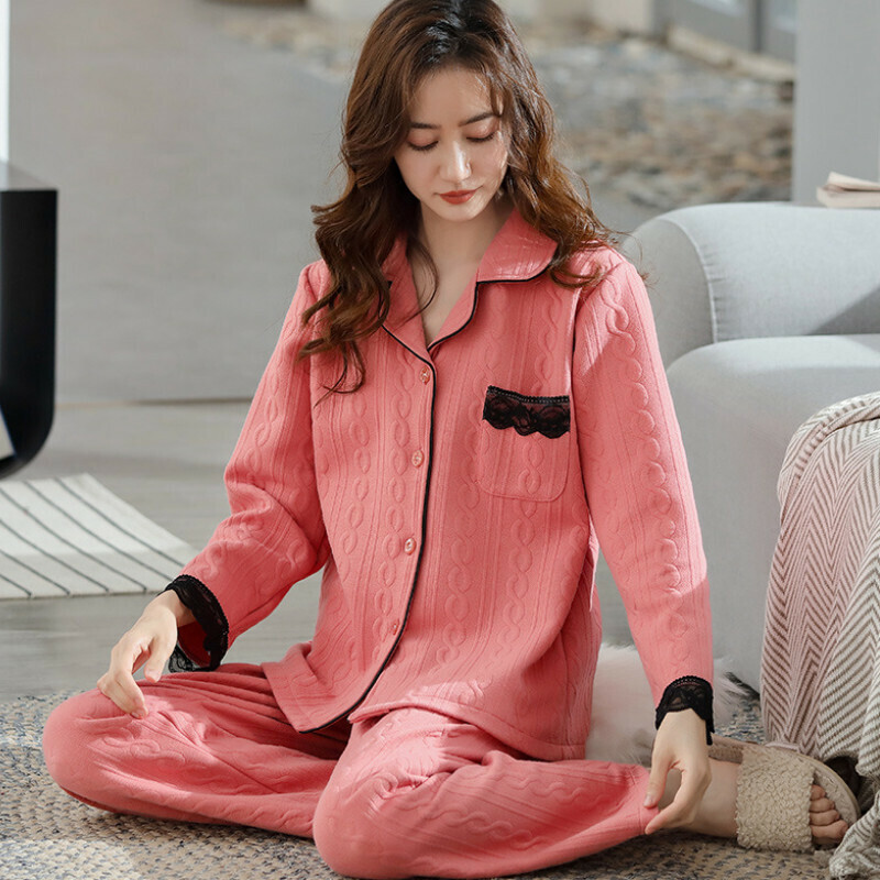 激抵長袖睡衣套裝【M-XXXL碼 XP4827】【下單后聯絡客服確認發貨尺碼 】