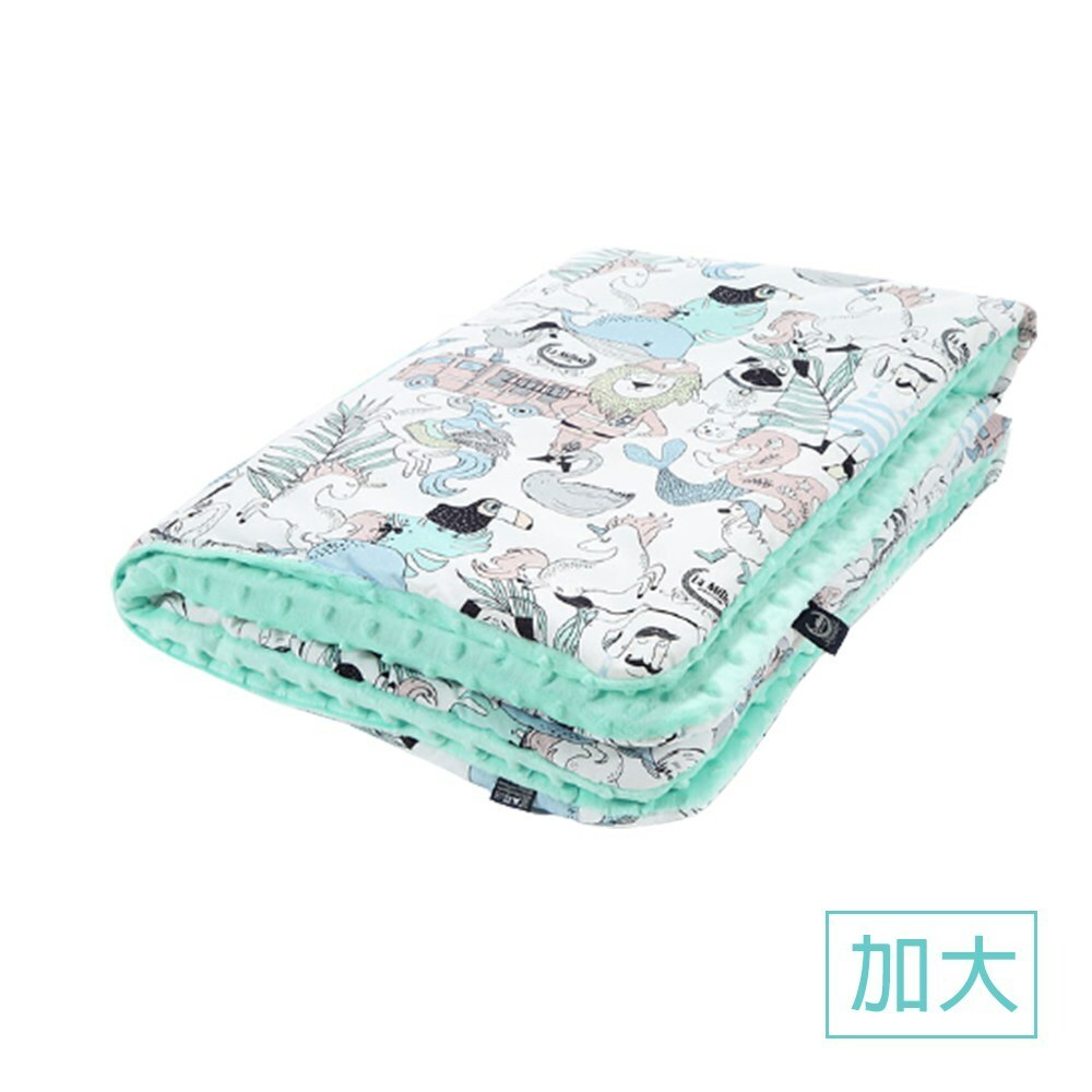 La Millou波蘭 暖膚豆豆毯加大｜La Millou Family II｜粉嫩糖果綠