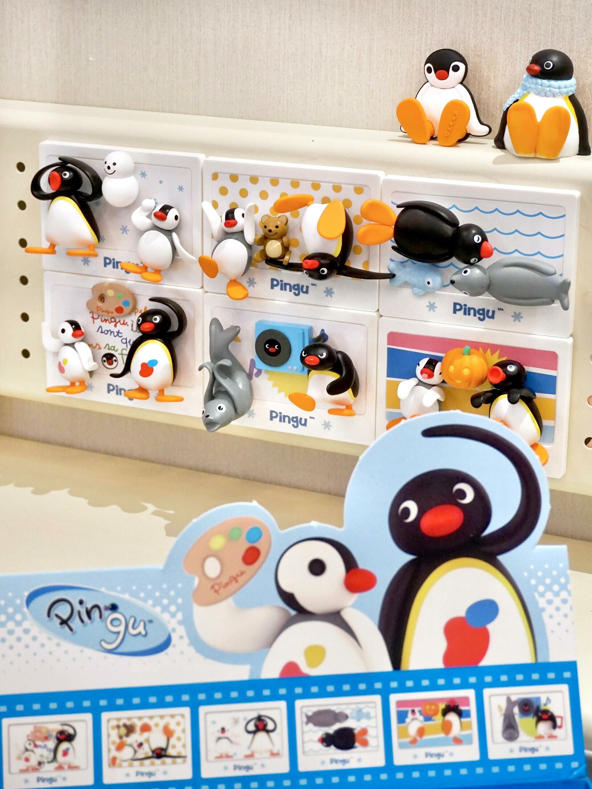 PINGU 企鵝家族 正版授權 小劇場系列 企鵝 磁吸盲盒6+1款 磁鐵 公仔 盲盒/預購